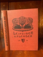 Leipziger kalender 1911 gebraucht kaufen  Leipzig