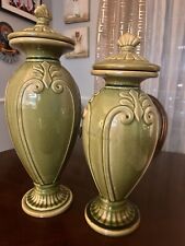 Green ceramic vase for sale  Fenton