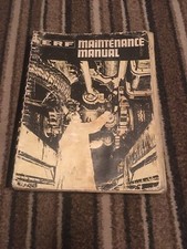 Erf maintanance manual for sale  ILKESTON