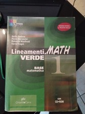 Lineamenti.math verde. prove usato  Zerfaliu