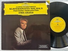 GILELS - DGG 419 174-1 - BEETHOVEN - PIANO SONATAS N.30 / N.31 - LAST RECORDINGS comprar usado  Enviando para Brazil