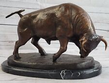 Usado, Bronce Escultura Estatua Venta Stock Mercado Bull Firmado Por Moigniez Figura comprar usado  Enviando para Brazil