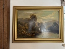 Lovely antique oil for sale  PORTHMADOG