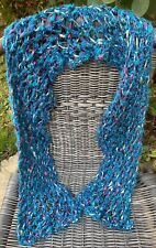 Multicoloured crochet scarf for sale  FELIXSTOWE