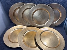 Metallic christmas charger for sale  NEWCASTLE
