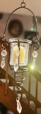 Hanging glass candle for sale  Denver