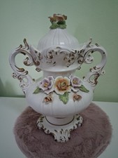 Vintage capodimonte deckelvase gebraucht kaufen  Schwandorf