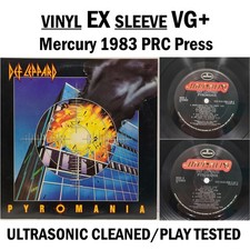 Def Leppard Pyromania LP Mercury 1983 EX Vinyl PRC Press Clean & Tested #60i comprar usado  Enviando para Brazil