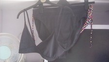 Black bikini size for sale  POLEGATE