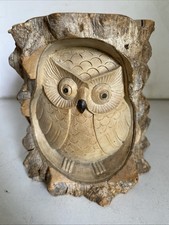 Chouette sculptee tronc d'occasion  Chameyrat