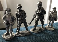 Metal soldier figurines for sale  MILLOM