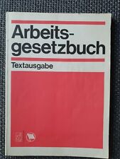 Arbeitsgesetzbuch textausgabe  gebraucht kaufen  Strehla