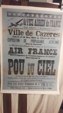 Affiche aviation populaire d'occasion  Montauban