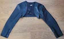 Schwarzer leder bolero gebraucht kaufen  München
