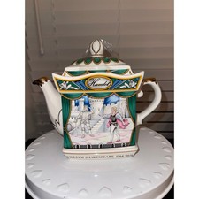 Hamlet Vintage ~ Bule William Shakespeare ~ Sadler English Bone China ~ #4443 comprar usado Hamlet Vintage ~ Bule William Shakespeare ~ Sadler English Bone China ~ #4443 comprar usado  Enviando para Brazil