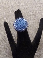 Bague ronde fleur d'occasion  Paris XV