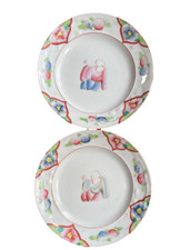 Porcelaine bayeux assiettes d'occasion  Bordeaux-