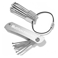 Conjunto de picking de reparo de chave de prata design dobrável para prática de alta qualidade comprar usado  Enviando para Brazil