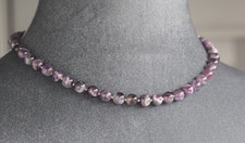 COLAR REDONDO AMETISTA DENTE DE CACHORRO 8MM ~ PRATA ESTERLINA 925 18" DE COMPRIMENTO comprar usado COLAR REDONDO AMETISTA DENTE DE CACHORRO 8MM ~ PRATA ESTERLINA 925 18" DE COMPRIMENTO comprar usado  Enviando para Brazil