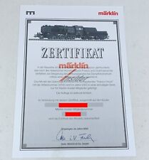 Märklin 39160 zertifikat gebraucht kaufen  Leipheim