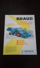 Braud .2080 moissonneuses d'occasion  Fosses
