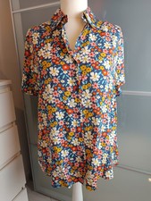 Camicia fantasia fiori usato  Pozzuoli