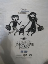 Usado, Camiseta promocional Lemony Snicket's-A Series of Unfortunate Events-Blockbuster 2004 G comprar usado  Enviando para Brazil