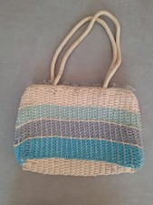 Strandtasche korbtasche pastel gebraucht kaufen  Aschaffenburg