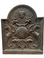 Plaque cheminée fonte d'occasion  Templemars