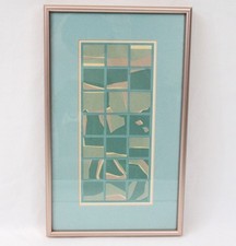 Vintage linocut abstract for sale  Mesa