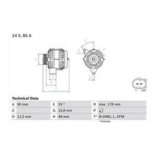 Cashback bosch alternator for sale  BIRMINGHAM