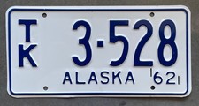 1962 alaska license for sale  Moseley