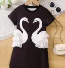 Niedliches mädchenkleid schwa gebraucht kaufen  Paderborn