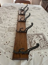 oak iron coat rack for sale  Maplewood