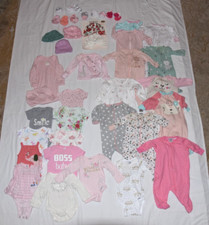 Lote de Roupas para Bebê Menina Recém-nascido NB (35 peças) Adorável Fofo Princesa Rosa Footies comprar usado  Enviando para Brazil