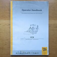 Jcb 1cx operators for sale  NORWICH