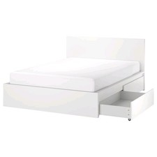 Ikea malm white for sale  SWINDON