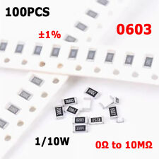 Resistores/resistência 1/10W 0603 SMD/SMT ±1% - Faixa completa de valores (0Ω a 10MΩ) comprar usado  Enviando para Brazil