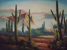 Desert landscape oil for sale  UK