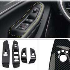 Tampa do painel interruptor de janela de fibra de carbono 4 peças para Jeep Grand Cherokee L 2022-2024 comprar usado  Enviando para Brazil