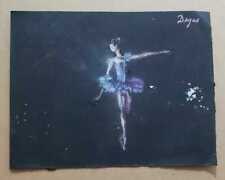 BELA PINTURA PASTEL ASSINADA: DEGAS - Obra de arte antiga "Dançarina" - Incrível comprar usado  Enviando para Brazil