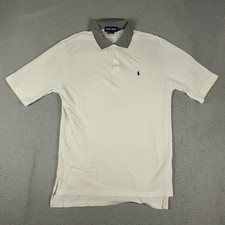 Camisa polo masculina Ralph Lauren grande marfim pônei manga curta, usado comprar usado  Enviando para Brazil