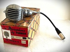 Microfone dinâmico vintage 1940 TURNER 33X, funcionando, original, com caixa de varejo, usado comprar usado  Enviando para Brazil