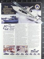 1987 advertising tollycraft for sale  Lodi