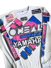 Camiseta réplica anos 80 90 O'Neal Oneal Yamaha Motocross Doug Dubach comprar usado  Enviando para Brazil