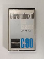 Grundig c90 chromdioxid usato  Bologna