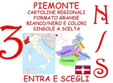 Cartoline regionali piemonte usato  Milano