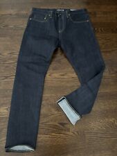 Jeans masculino Gap 1969 Selvedge tamanho 34x30 slim azul jeans japonês botão mosca comprar usado  Enviando para Brazil