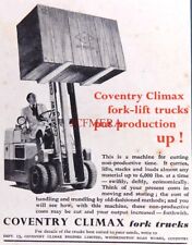 Coventry climax fork for sale  SIDCUP