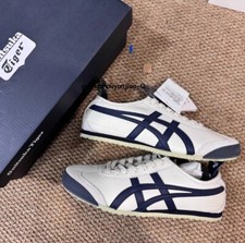Sapatos retrô 2025 Onitsuka Tiger México 66, bétula/marinha clássico neutro -Novo comprar usado  Enviando para Brazil